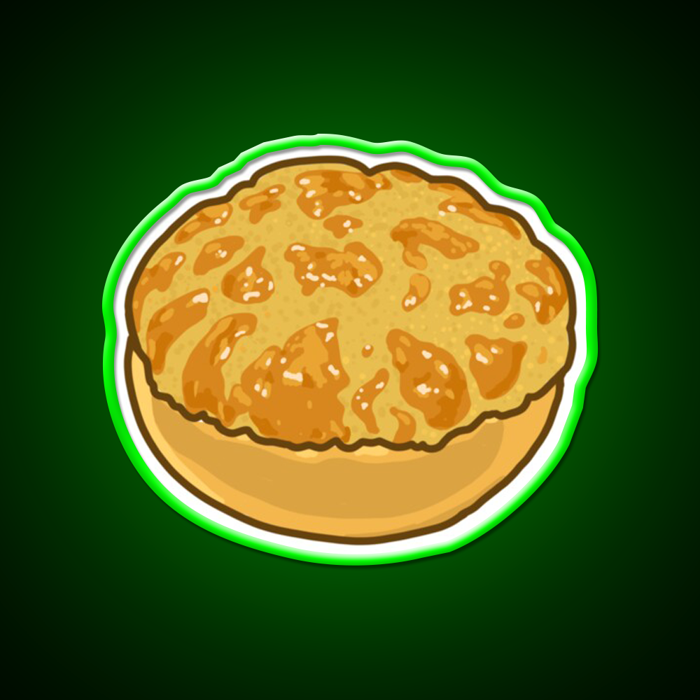 Pineapple Bun Hong Kong Dim Sum Bakery Led Neon Sign Chinese Food Rgb Color