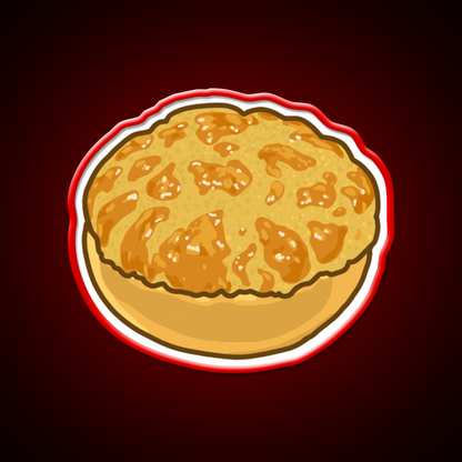 Pineapple Bun Hong Kong Dim Sum Bakery Led Neon Sign Chinese Food Rgb Color