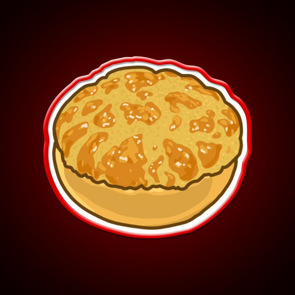 Pineapple Bun Hong Kong Dim Sum Bakery Led Neon Sign Chinese Food Rgb Color - Shineneon