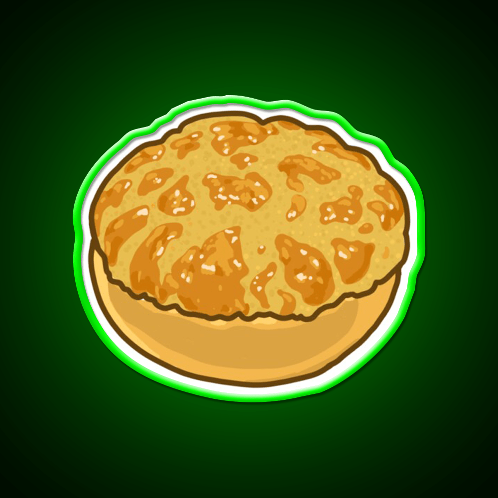 Pineapple Bun Hong Kong Dim Sum Bakery Led Neon Sign Chinese Food Rgb Color - Shineneon