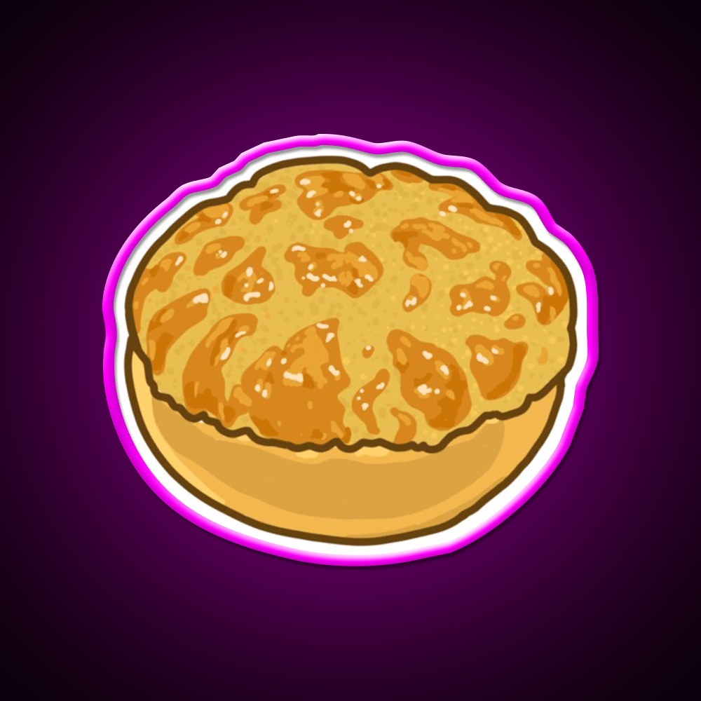 Pineapple Bun Hong Kong Dim Sum Bakery Led Neon Sign Chinese Food Rgb Color - Shineneon