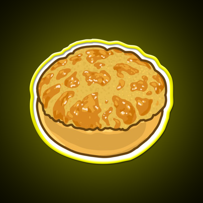 Pineapple Bun Hong Kong Dim Sum Bakery Led Neon Sign Chinese Food Rgb Color