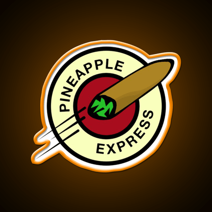 Pineapple Express Hemp Inspired Green Leaf Led Neon Sign Rgb Color - Shineneon