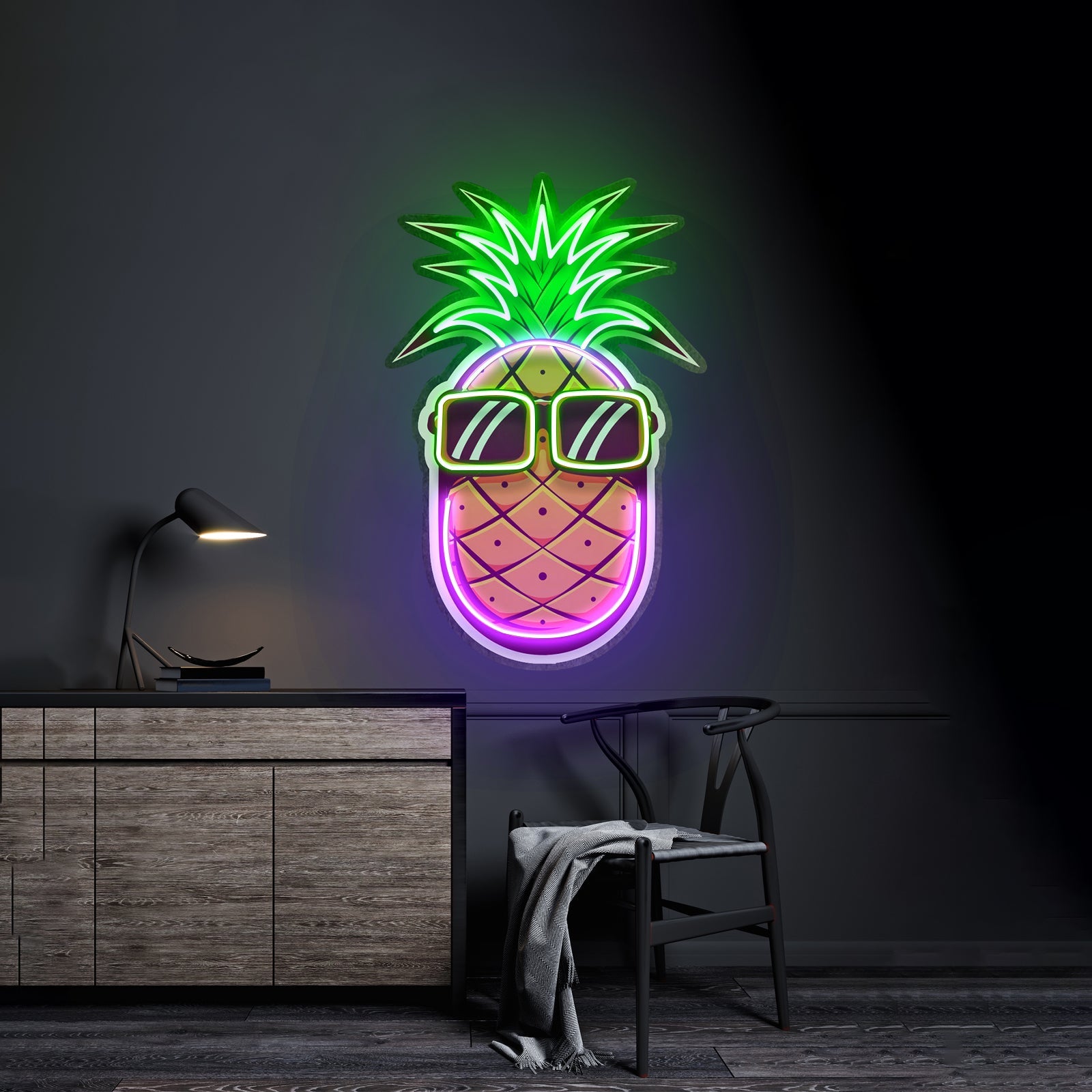 Pineapple Led Neon Sign Light Custom Led Signs - Shineneon