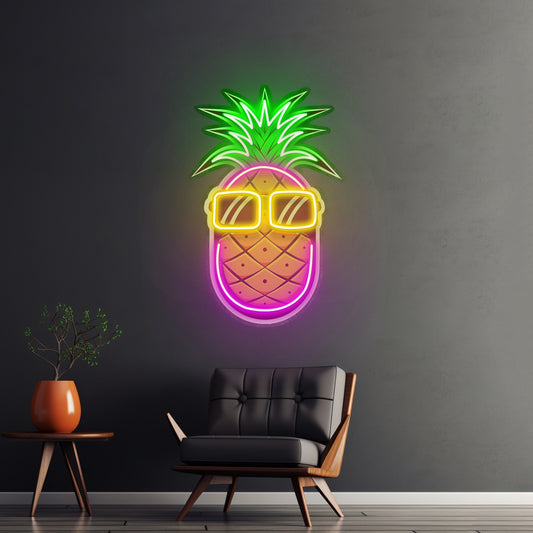 Pineapple Led Neon Sign Light Custom Led Signs