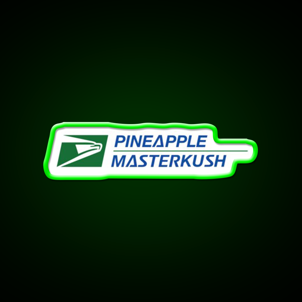 Pineapple Master Kush Hemp Inspired Green Leaf Led Neon Sign Rgb Color - LED neon sign view 8