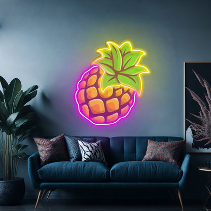 Pineapple Neon Acrylic Artwork - Shineneon