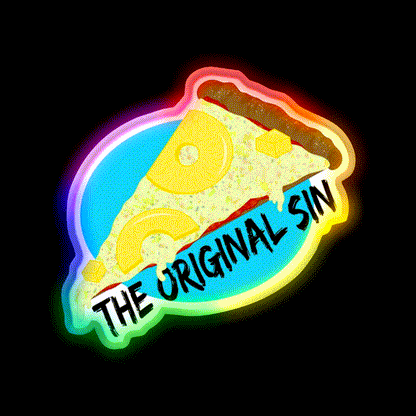 Pineapple Pizza Is A Sin Snack Food Led Neon Sign Rgb Color