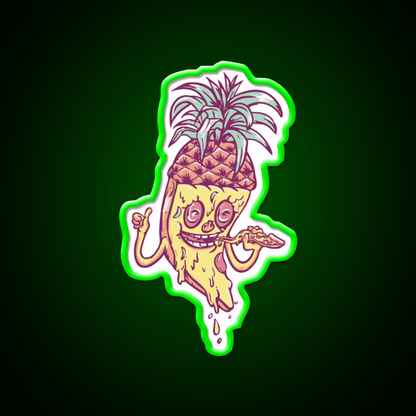 Pineapple Pizza Love Fast Food Led Neon Sign For Burger Place Rgb Color - Shineneon