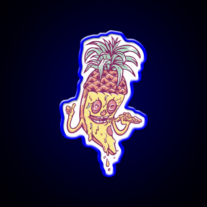 Pineapple Pizza Love Fast Food Led Neon Sign For Burger Place Rgb Color - Shineneon