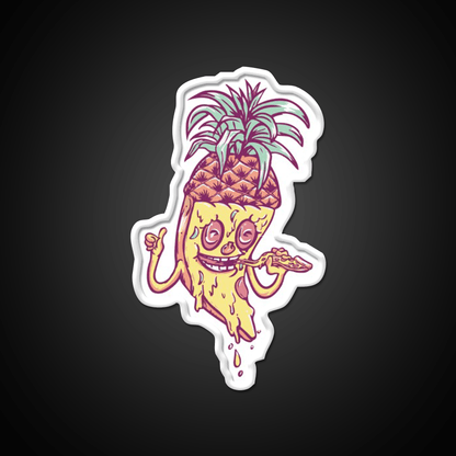 Pineapple Pizza Love Fast Food Led Neon Sign For Burger Place Rgb Color - Shineneon