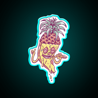 Pineapple Pizza Love Fast Food Led Neon Sign For Burger Place Rgb Color - Shineneon