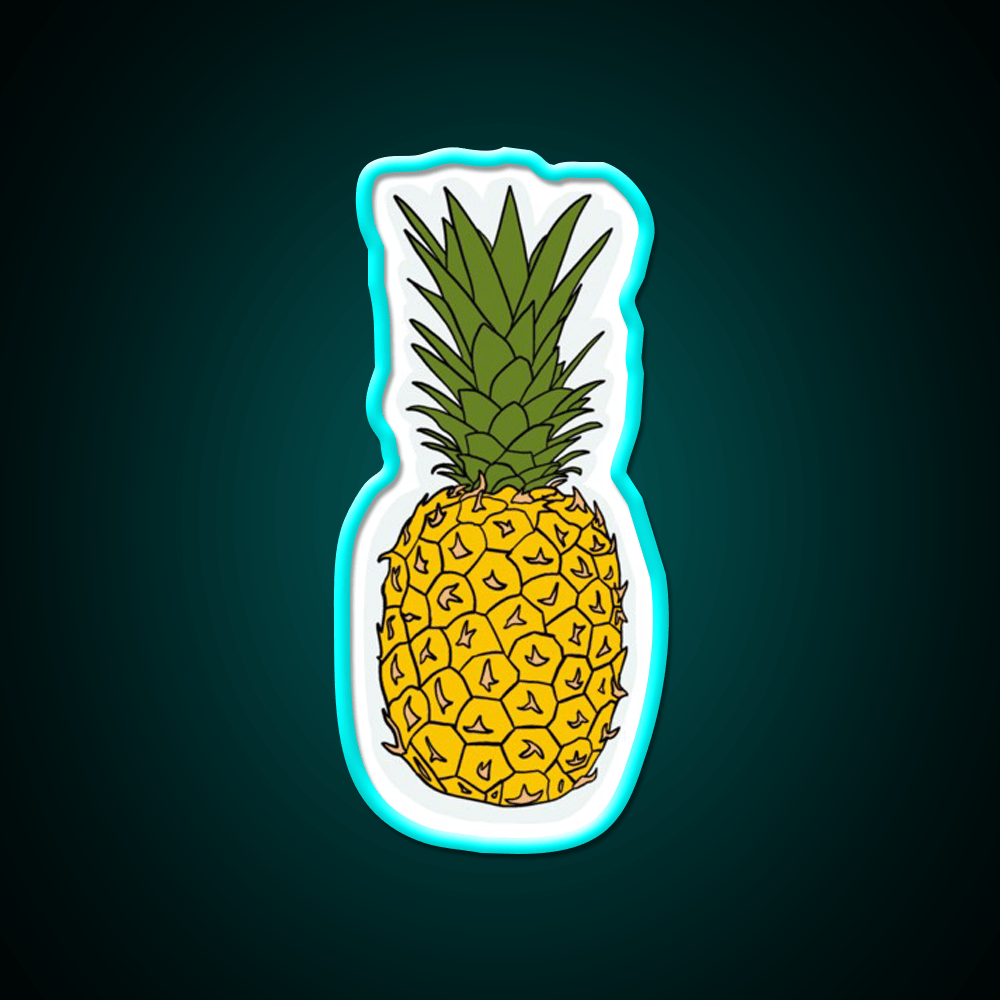 Pineapple Snack Food Led Neon Sign Rgb Color - Shineneon