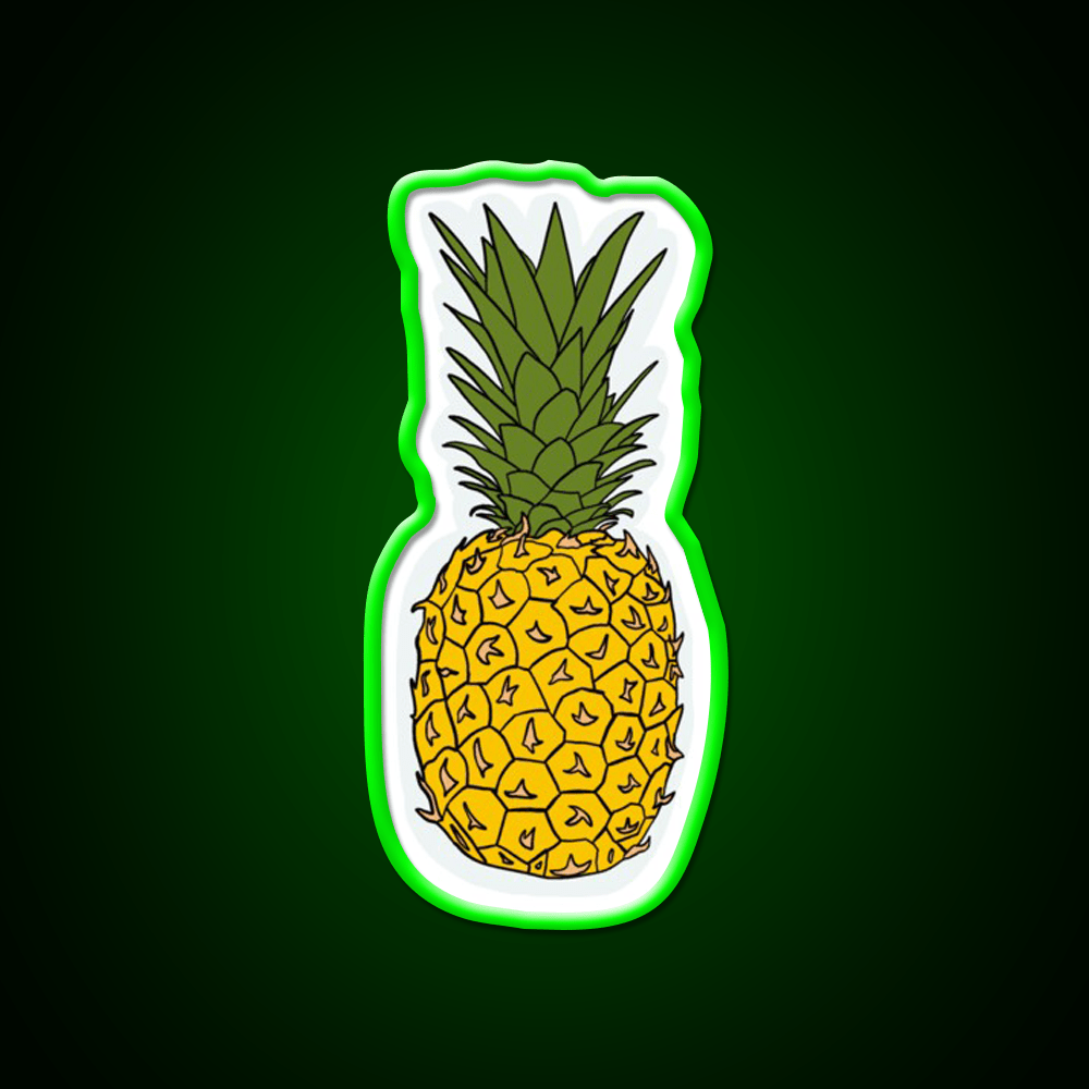 Pineapple Snack Food Led Neon Sign Rgb Color - Shineneon
