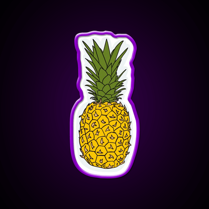 Pineapple Snack Food Led Neon Sign Rgb Color - Shineneon