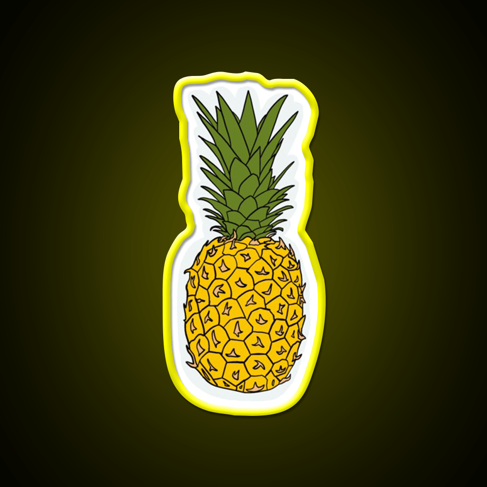 Pineapple Snack Food Led Neon Sign Rgb Color - Shineneon