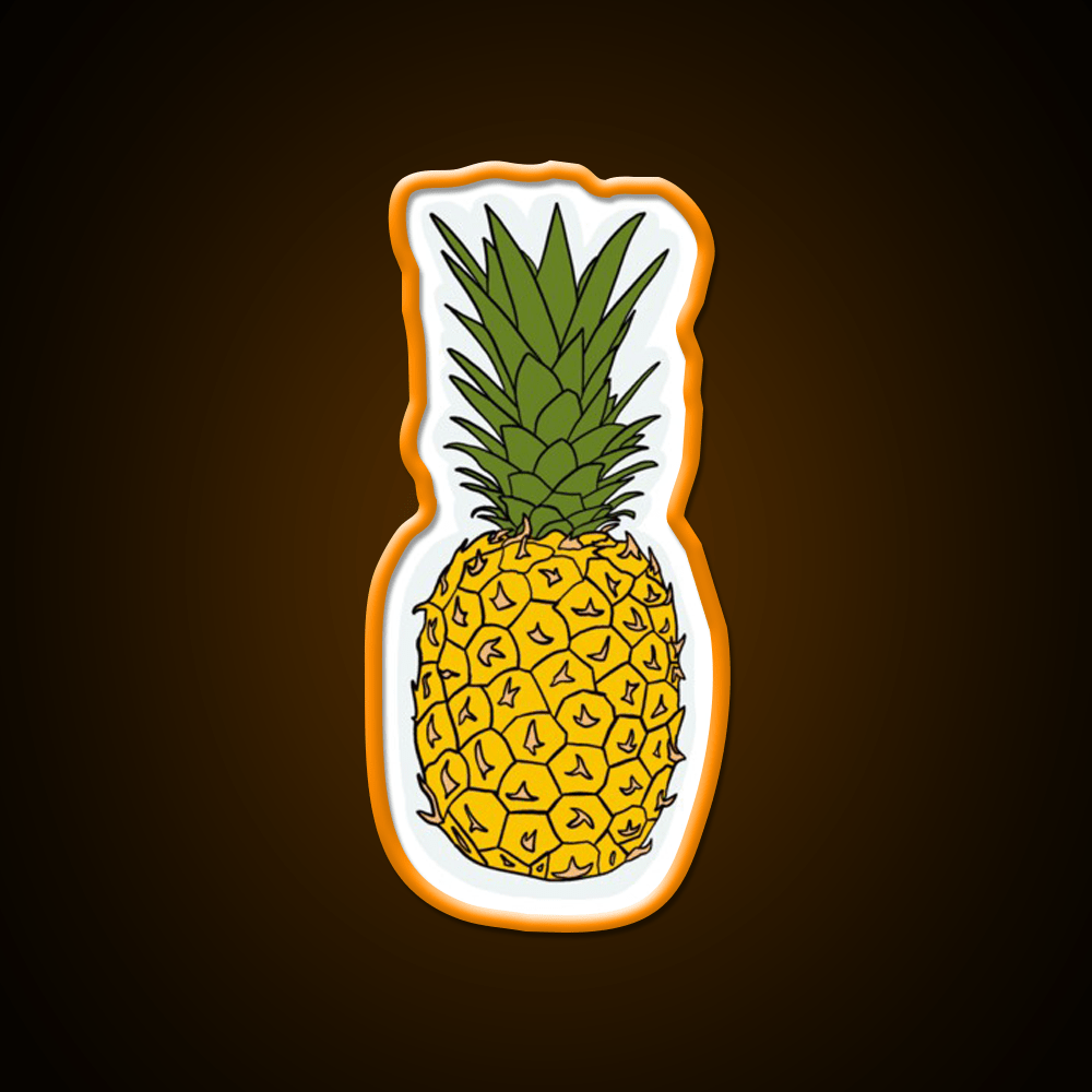 Pineapple Snack Food Led Neon Sign Rgb Color - Shineneon