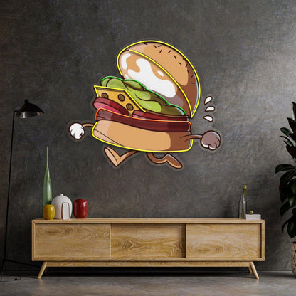 Pink Blue Gaming Controller Uv Printed Led Neon Sign Game Room Home Decor | Shineneon