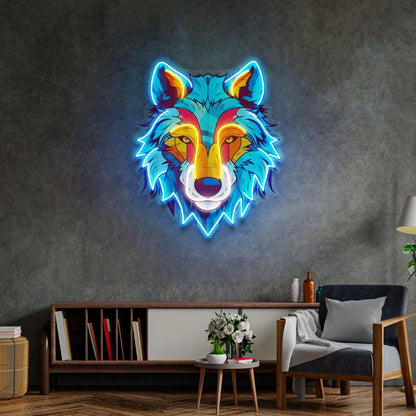 Pink Blue Mnk Monkey Uv Printed Led Neon Sign For Trendy Home Decor | Shineneon