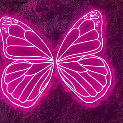 Pink Butterfly Led Neon Sign Wall Art | Shineneon