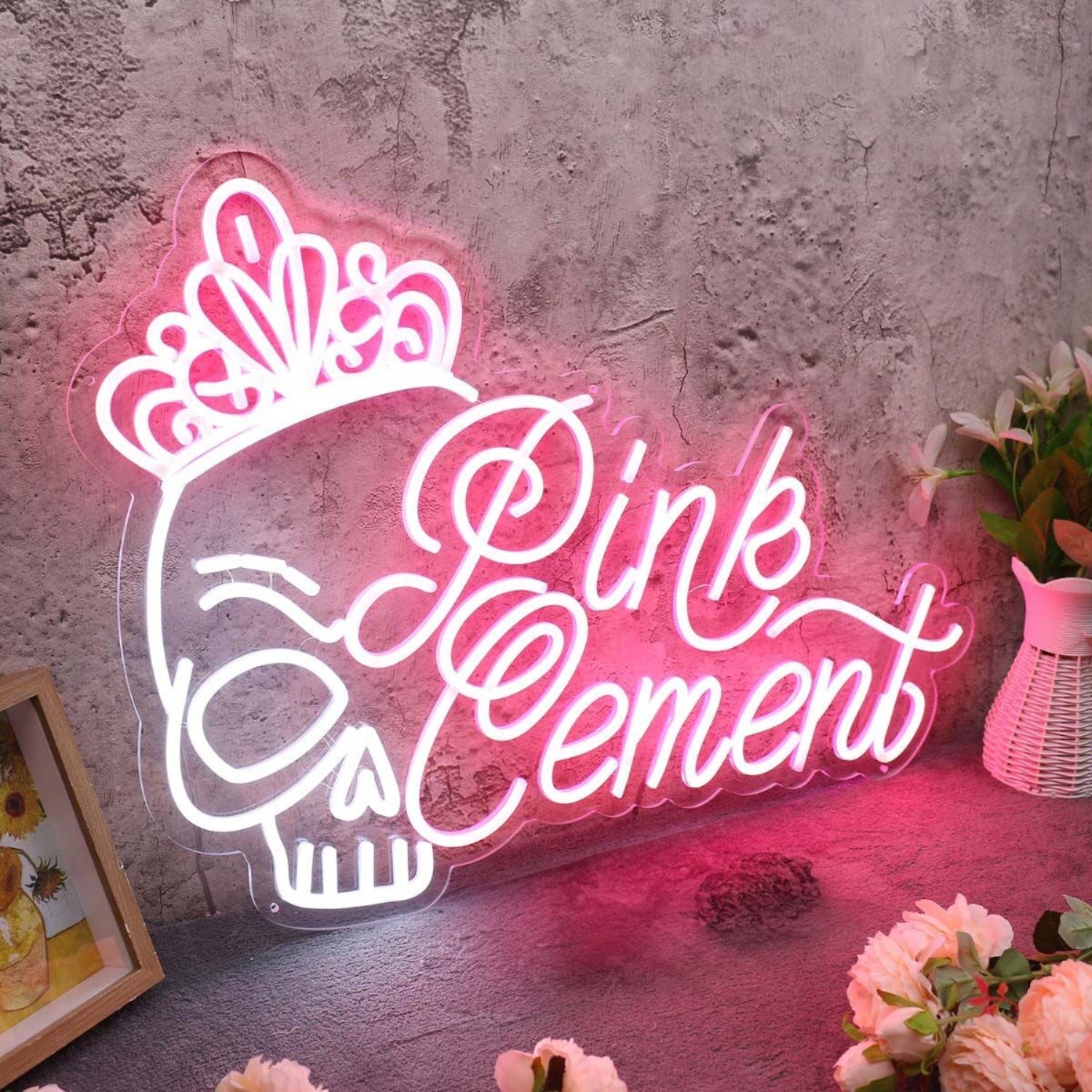 Pink Cemenl Custmo Led Neon Sign - Shineneon