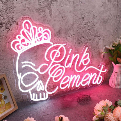 Pink Cemenl Custmo Led Neon Sign - Shineneon