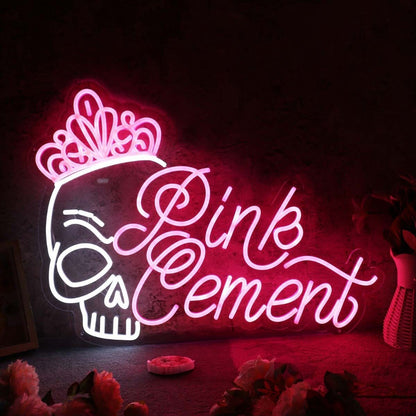Pink Cemenl Custmo Led Neon Sign - Shineneon