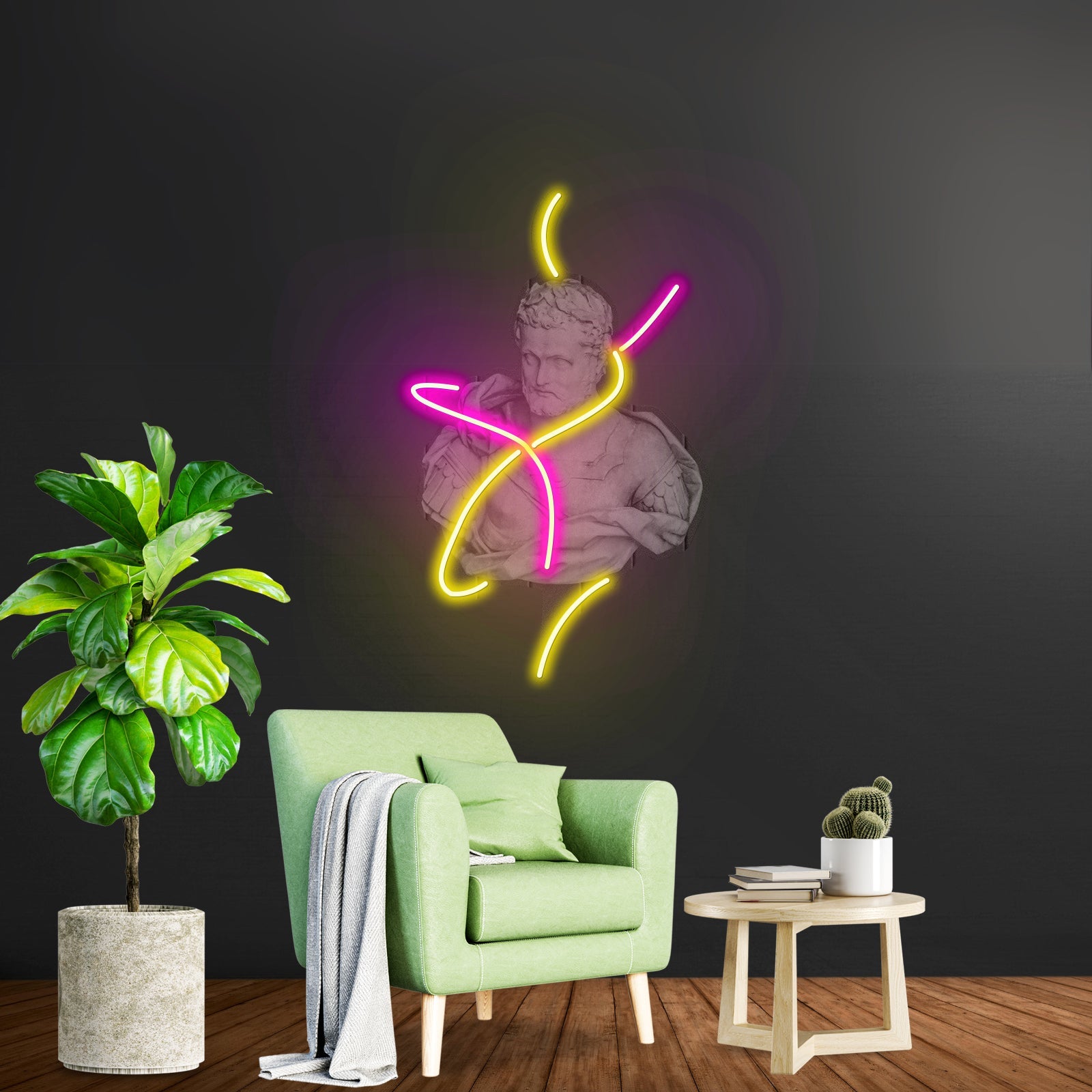 Pink Controller Custom Led Signs Artwork For Sale - Shineneon