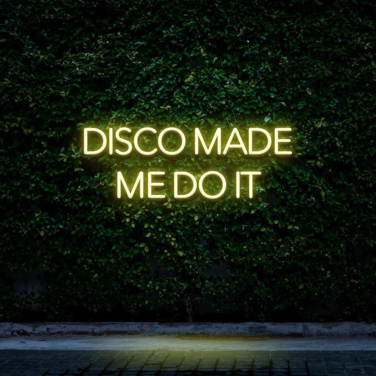 Pink Disco Made Me Do It Led Neon Sign For Outdoor Nightclub Decor | Shineneon