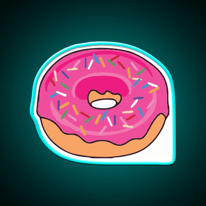 Pink Donut Snack Food Led Neon Sign Rgb Color - Shineneon