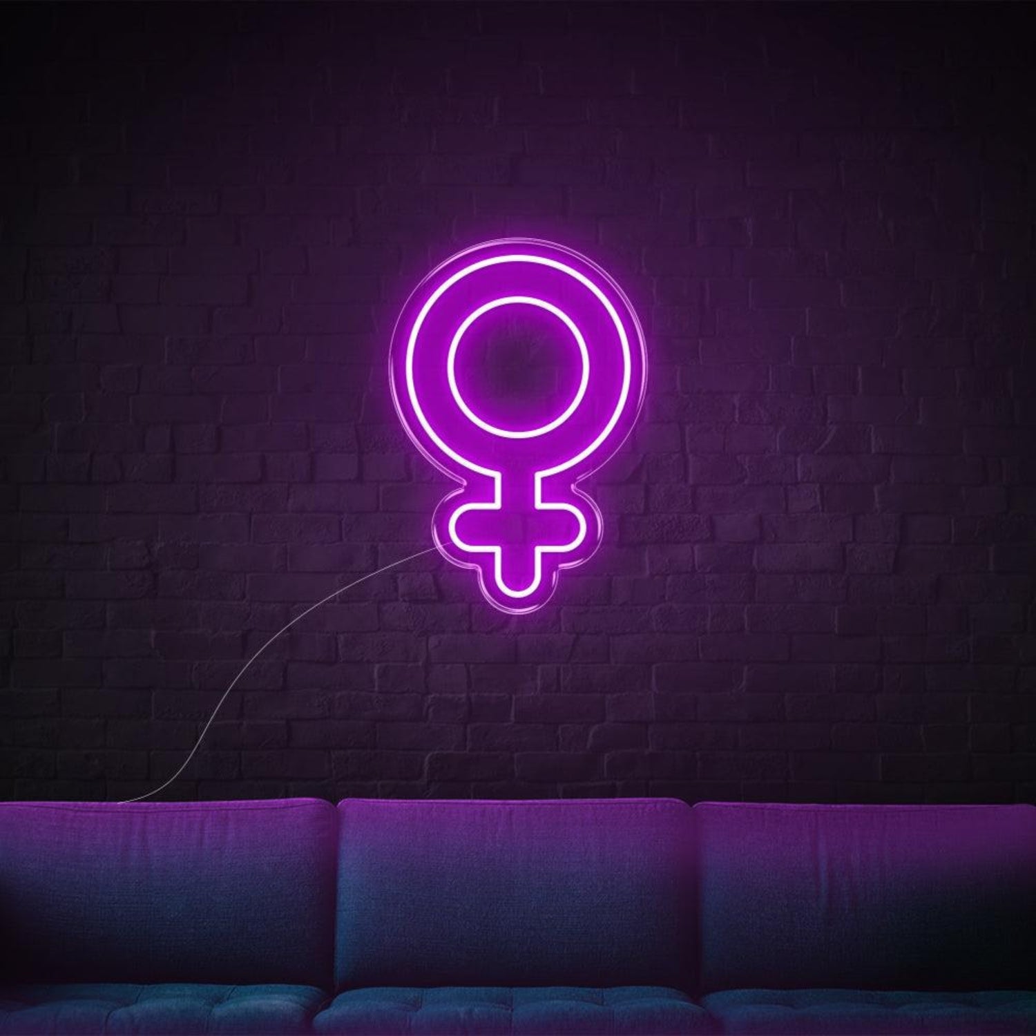 Pink Female Symbol Led Neon Sign For Bedroom Studio Wall Art | Shineneon
