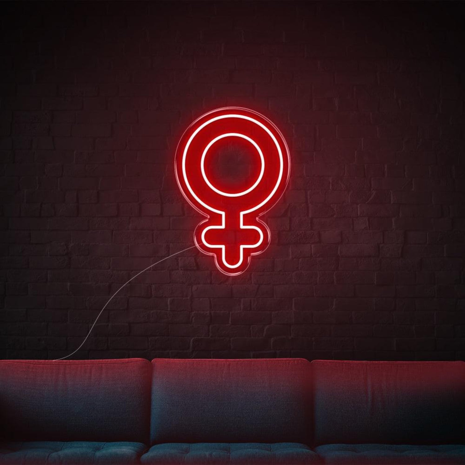 Pink Female Symbol Led Neon Sign For Bedroom Studio Wall Art | Shineneon
