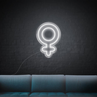 Pink Female Symbol Led Neon Sign For Bedroom Studio Wall Art | Shineneon