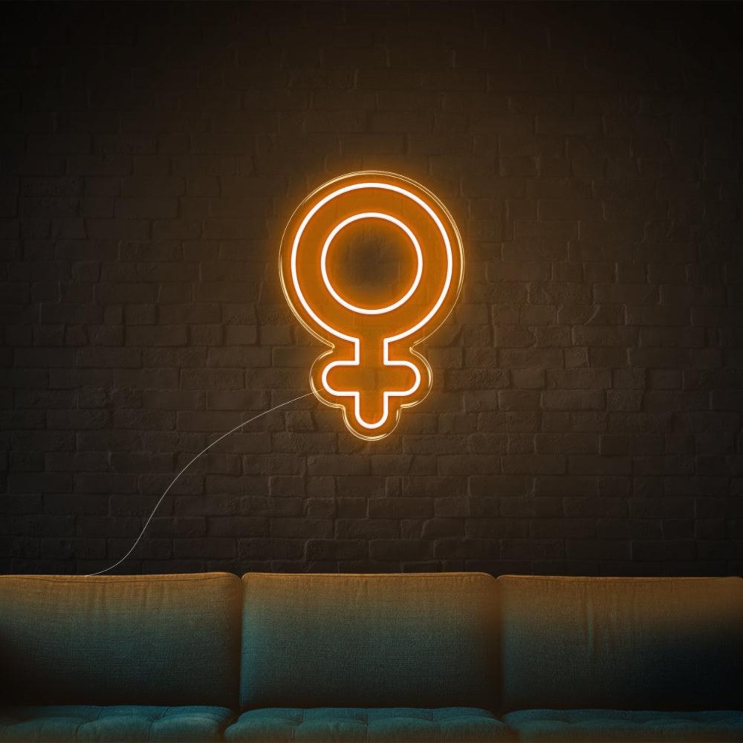 Pink Female Symbol Led Neon Sign For Bedroom Studio Wall Art | Shineneon