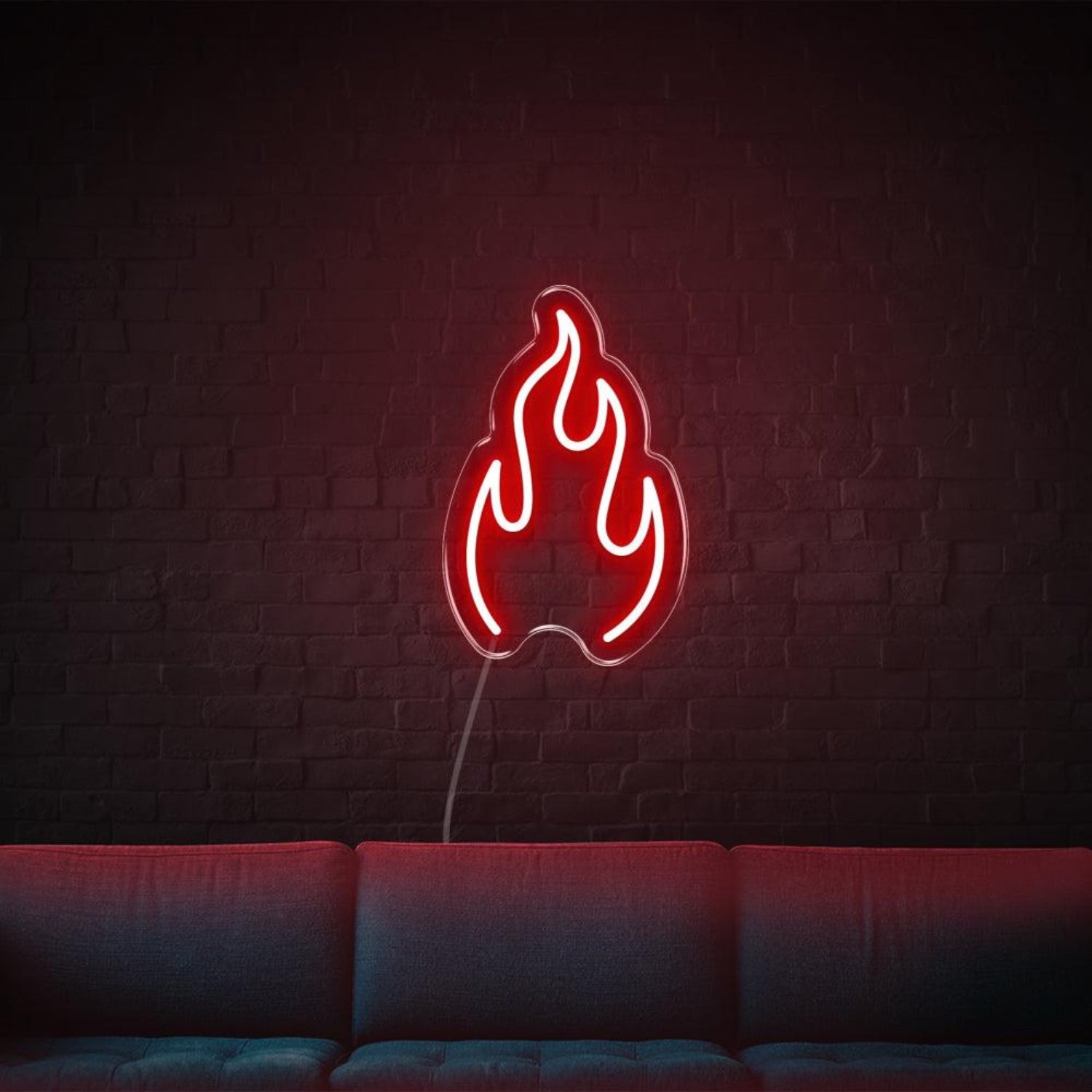 Pink Flame Led Neon Sign For Home Decor | Shineneon