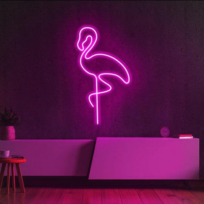 Pink Flamingo Led Neon Sign For Home Decor | Shineneon