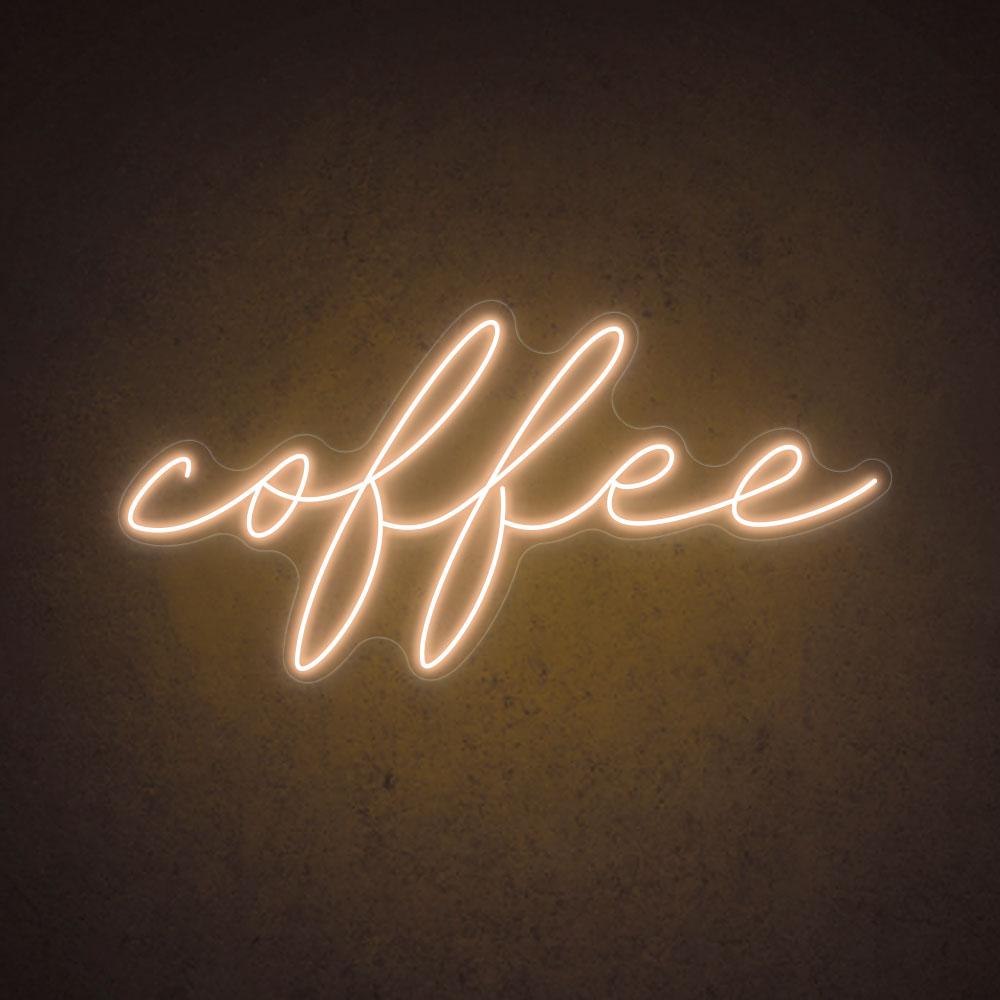 Pink Handwritten Coffee Led Neon Sign For Home Coffee Bar | Shineneon