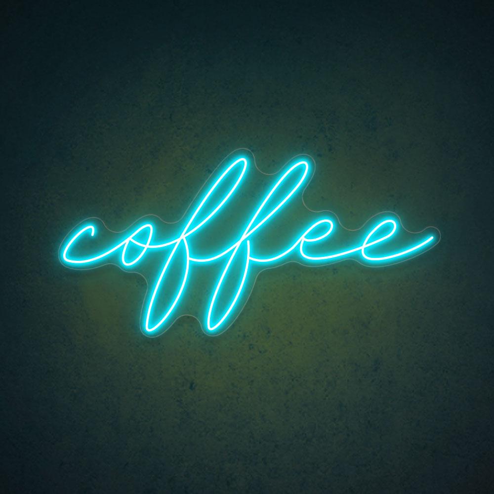 Pink Handwritten Coffee Led Neon Sign For Home Coffee Bar | Shineneon