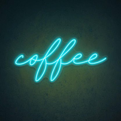 Pink Handwritten Coffee Led Neon Sign For Home Coffee Bar | Shineneon