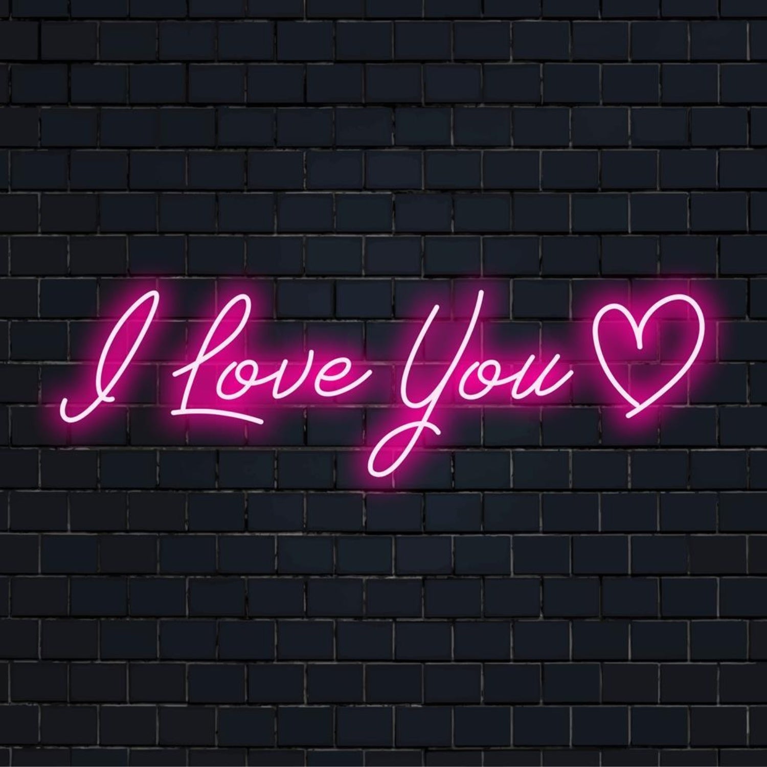 Pink Heart I Love You Led Neon Sign Romantic Home Decor | Shineneon