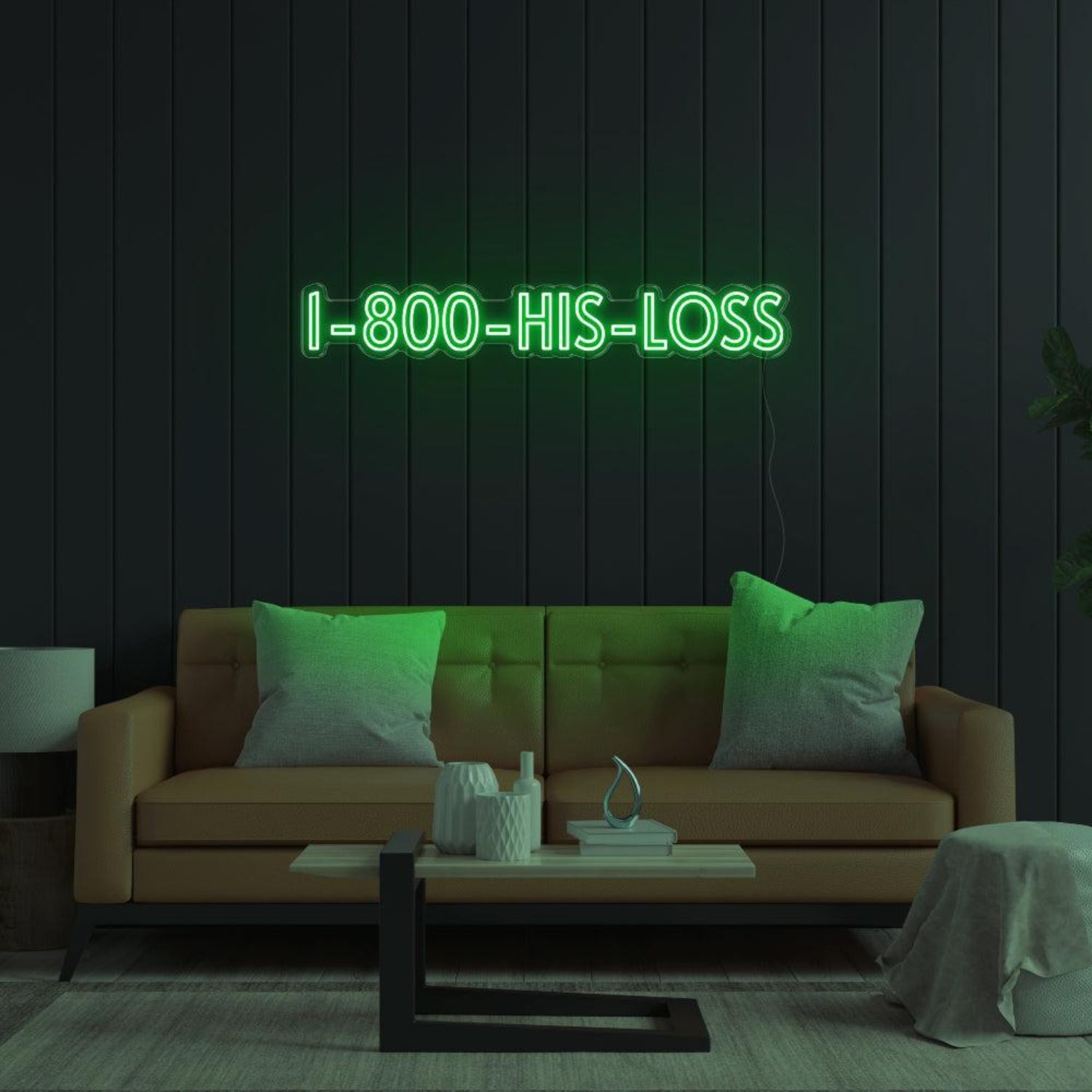 Pink I-800-His-Loss Led Neon Sign For Home Decor | Shineneon