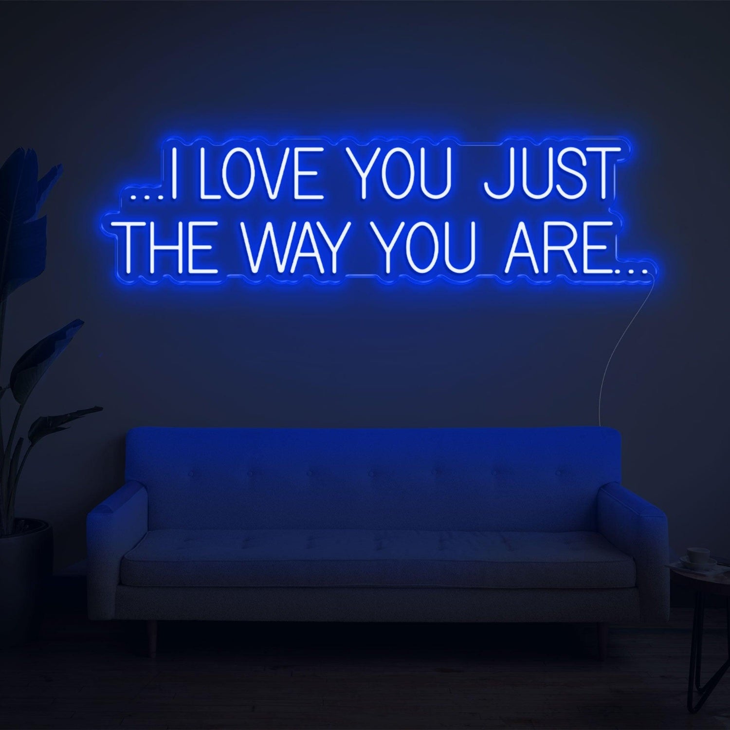 Pink I Love You Just The Way You Are Led Neon Sign For Bedroom Wall Decor | Shineneon