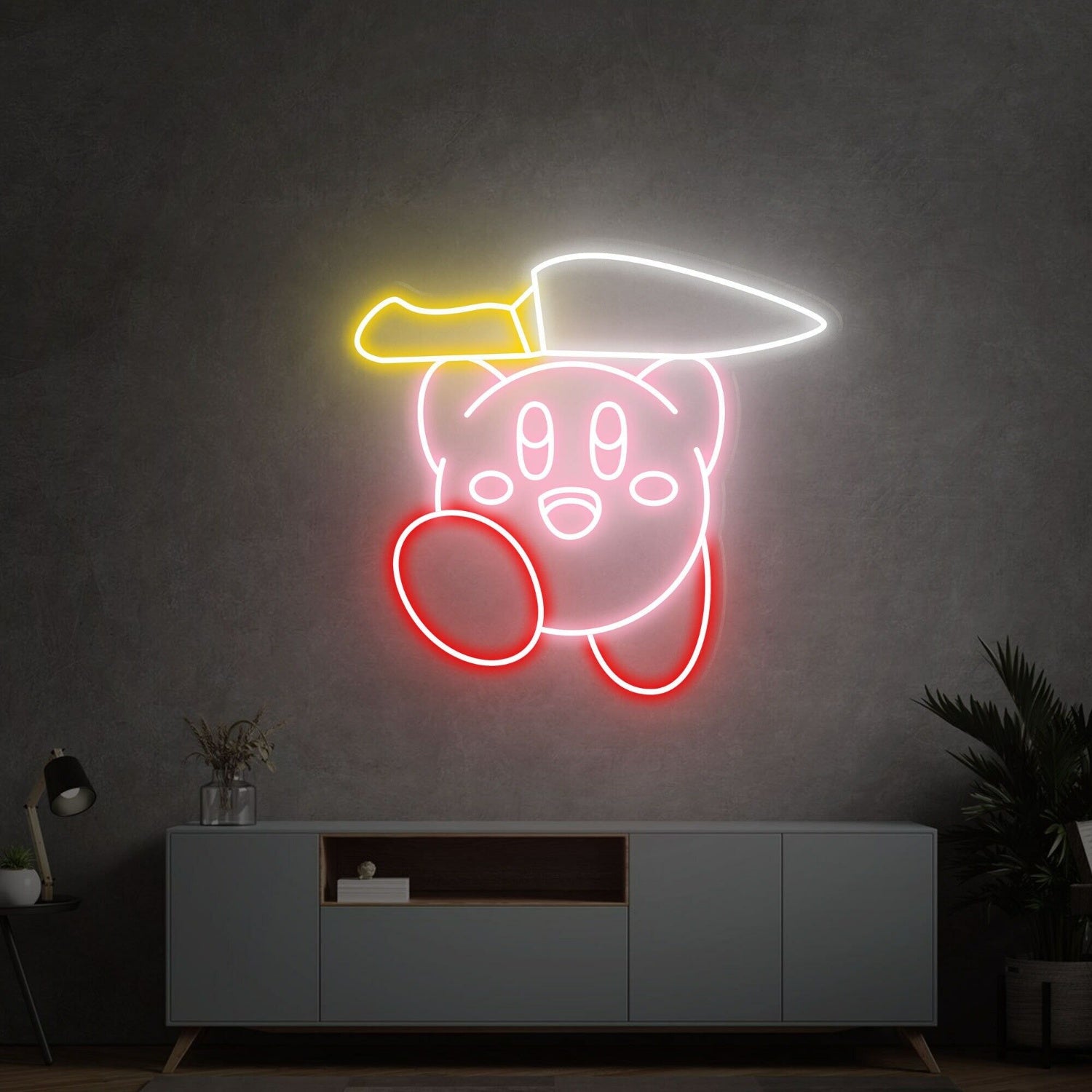 Pink Kawaii Decgift Fher Bedroom Ambiance Chic Office | Shineneon