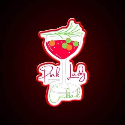 Pink Lady Cocktail Bar Decor Led Neon Sign Rgb Color - LED neon sign view 10
