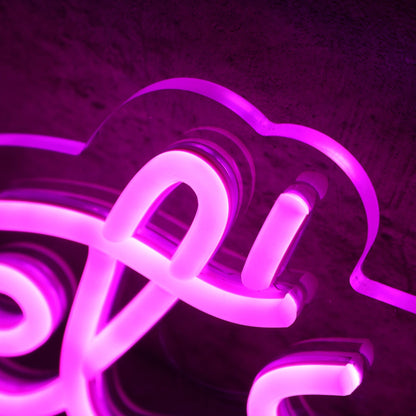 Pink Lets Party Neon Sign | Shineneon
