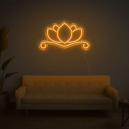 Pink Lotus Flower Led Neon Sign For Modern Home Decor | Shineneon