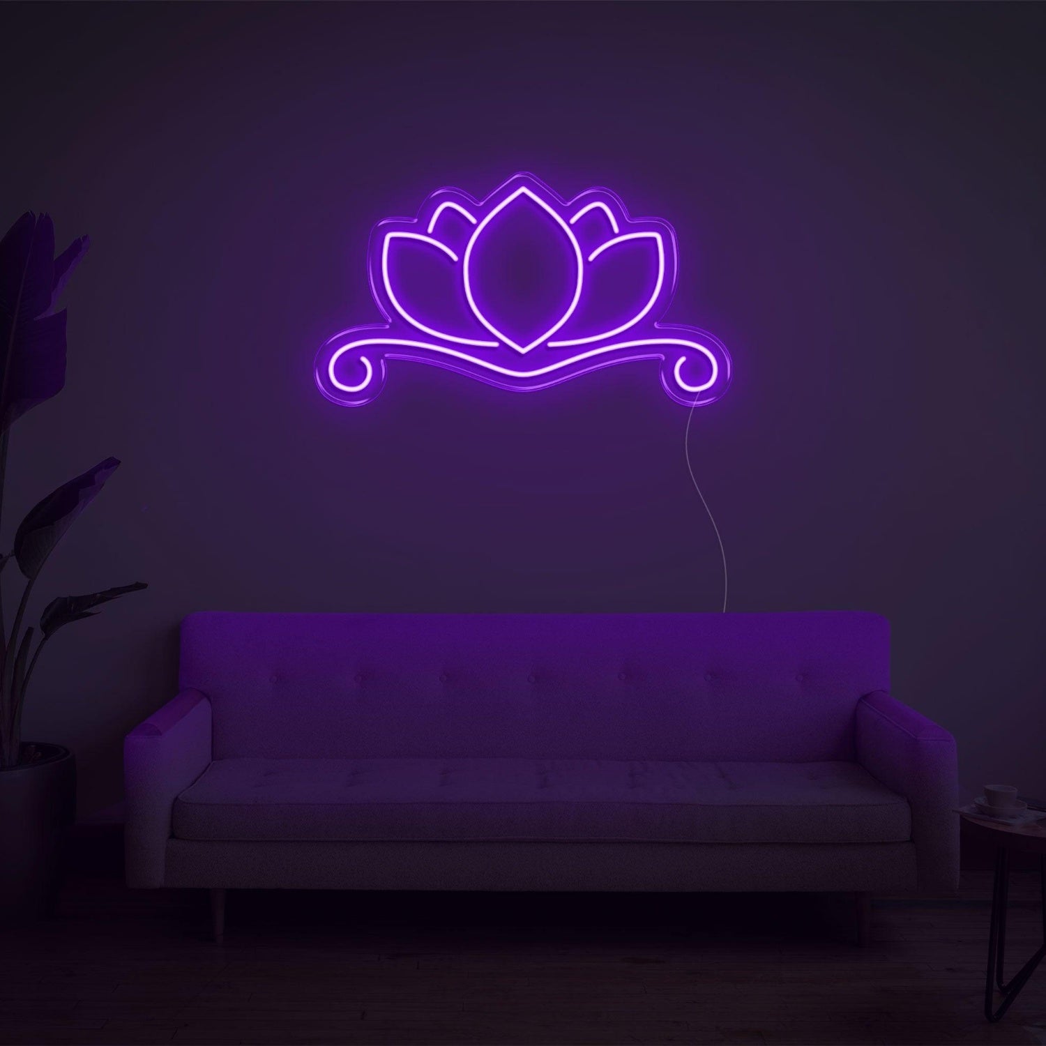 Pink Lotus Flower Led Neon Sign For Modern Home Decor | Shineneon