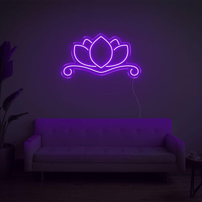 Pink Lotus Flower Led Neon Sign For Modern Home Decor | Shineneon