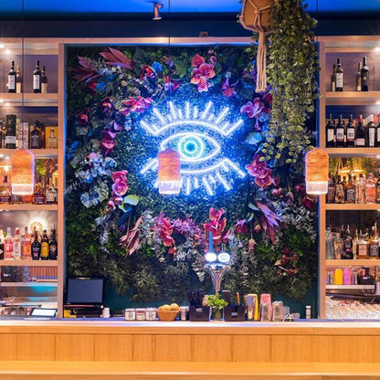 Pink Mystical Eye Led Neon Sign For Living Room Decor | Shineneon