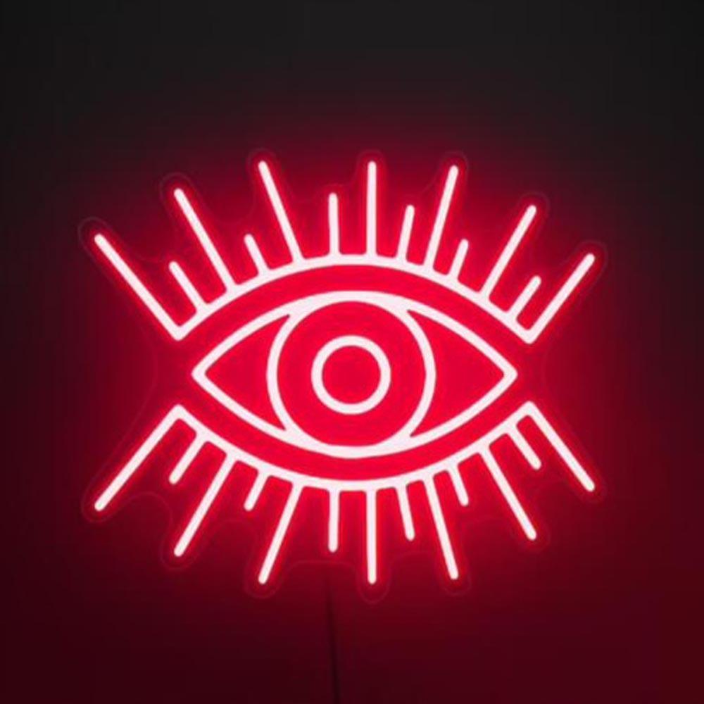 Pink Mystical Eye Led Neon Sign For Living Room Decor | Shineneon